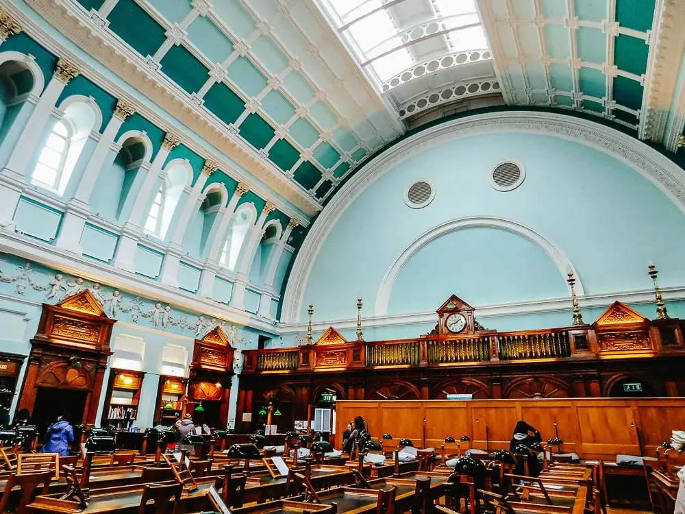 Reading Room, National Library of Ireland, Dublin