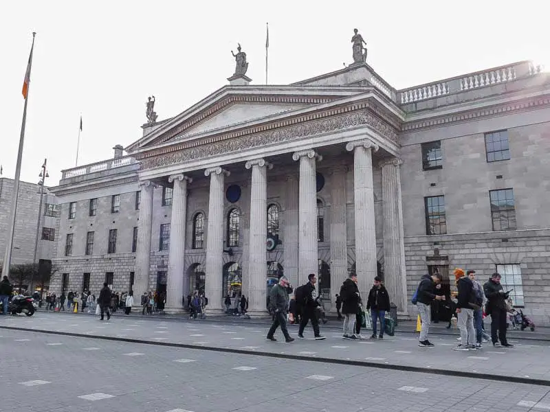 The General Post Office on O'Connell Street, Dublin