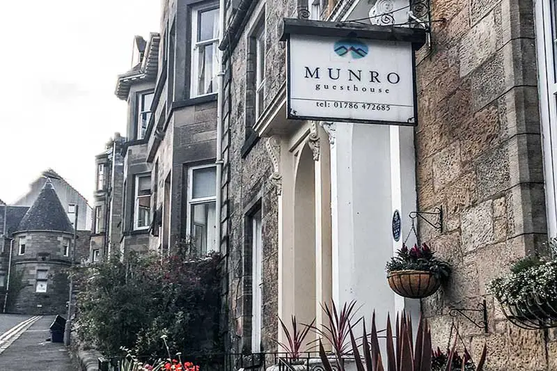 Munro Guesthouse in Stirling, Scotland