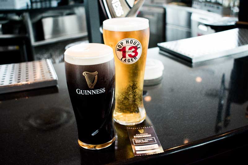 Having a beer, Gravity Bar, Guinness Storehouse