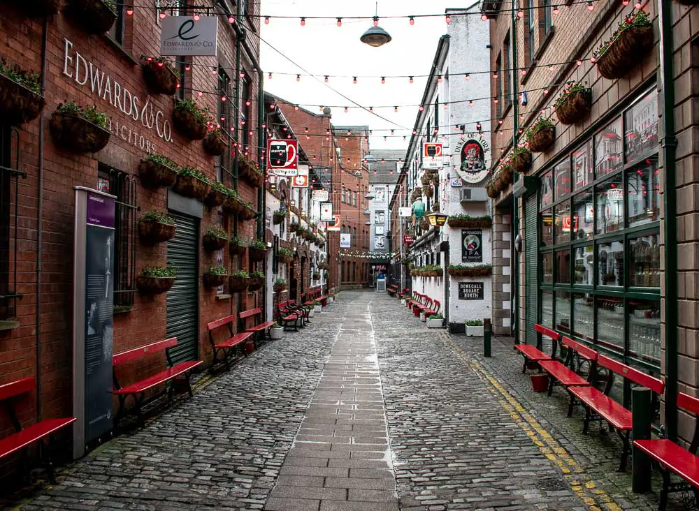 Cathedral's Quarter in Belfast