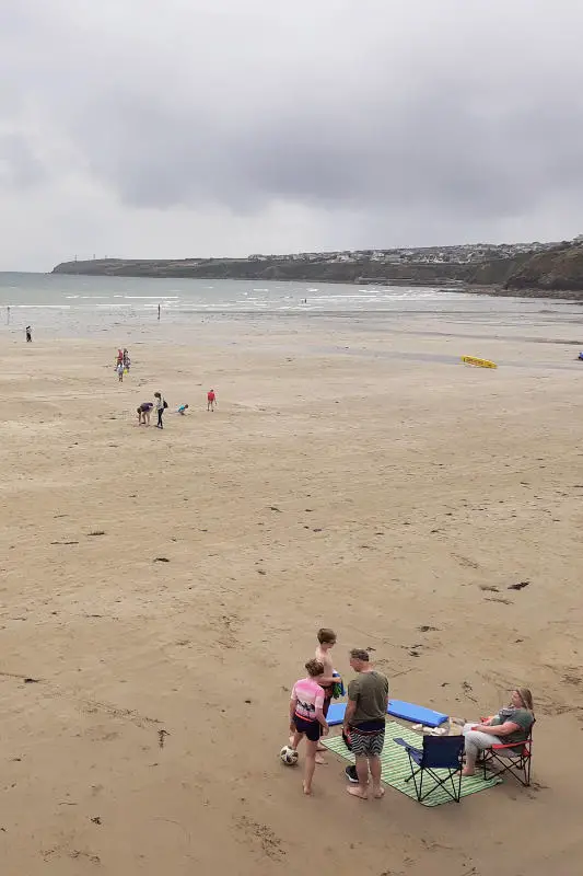Beach in Tramore, Southeast Ireland