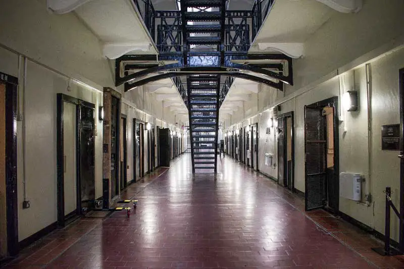 Inside Crumlin Road Gaol, Northern Ireland