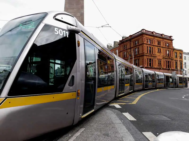 The Tram in Dublin, Ireland