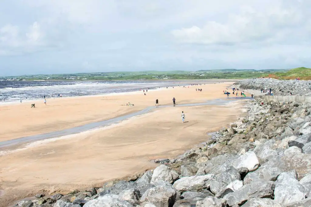 Surfing in Lahinch Beach