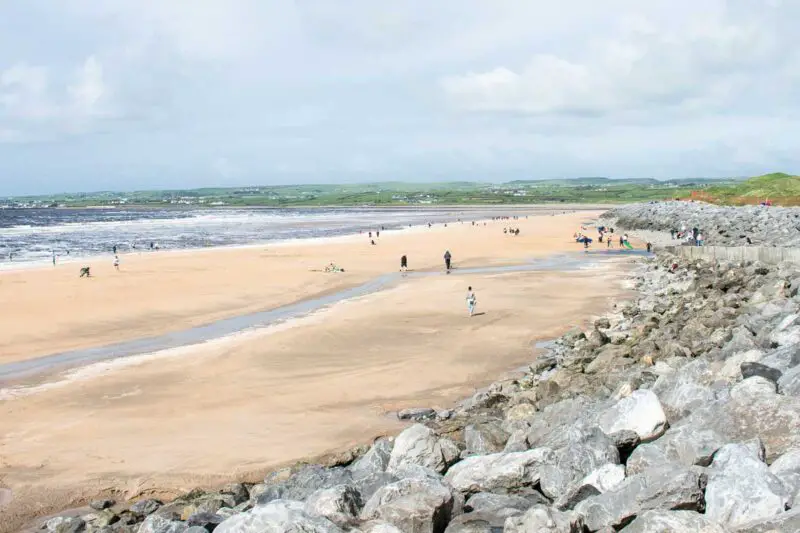 Surfing in Lahinch Beach