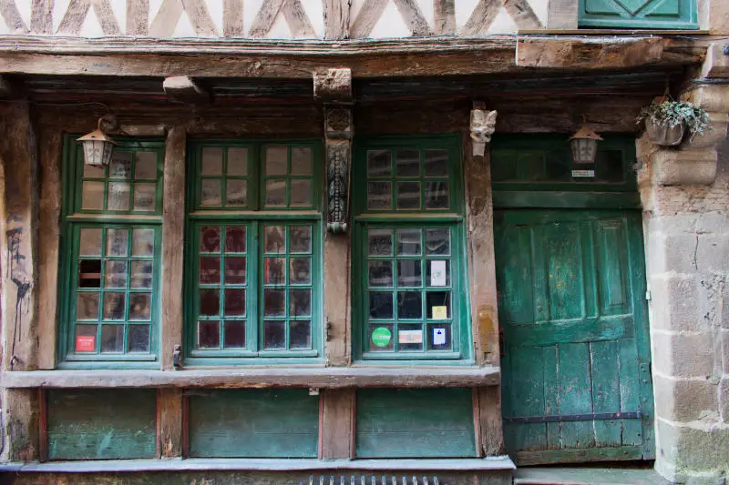 Half-Timbered House in Rennes's Historic Quarter, Bretagne