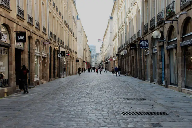 Shopping in Rennes, France