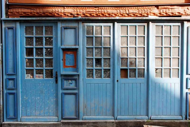 Rue Saint-Georges in Rennes Historic Centre