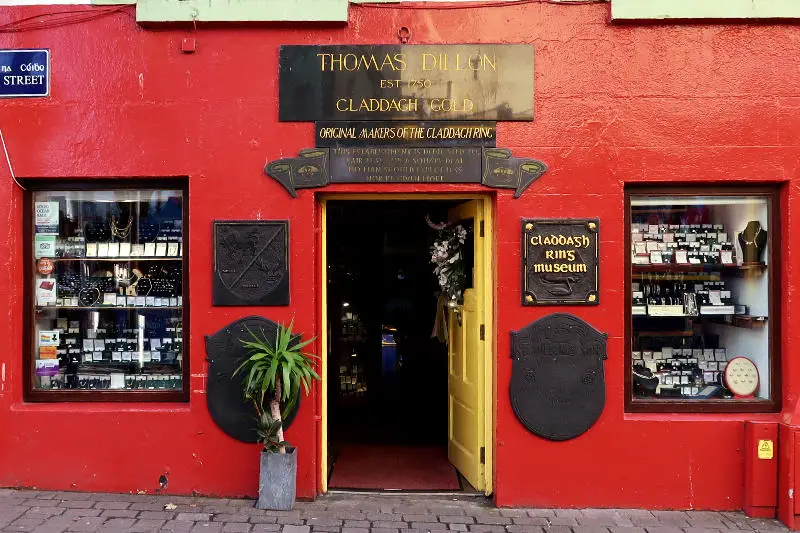 Claddagh Ring shop in Galway, Ireland