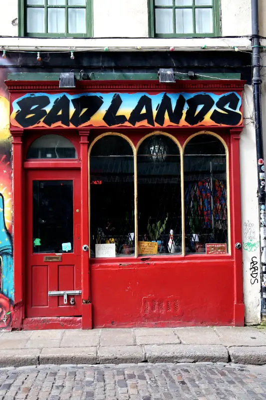 Vintage clothing shop in Temple Bar, Dublin