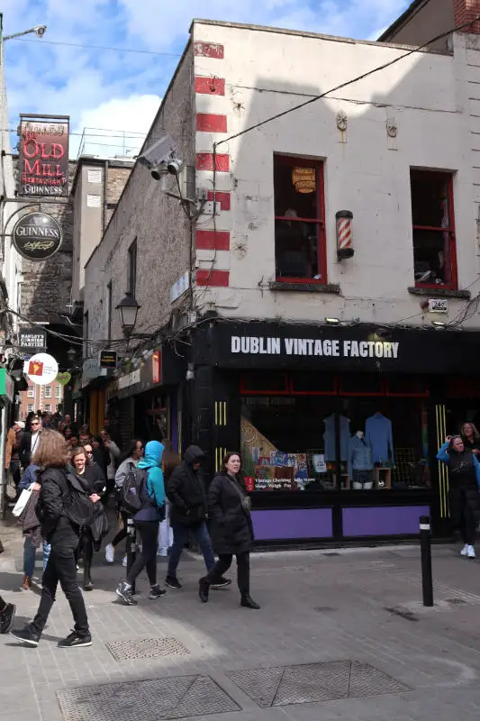 Dublin Vintage Factory, vintage clothing shop in Temple Bar, Dublin