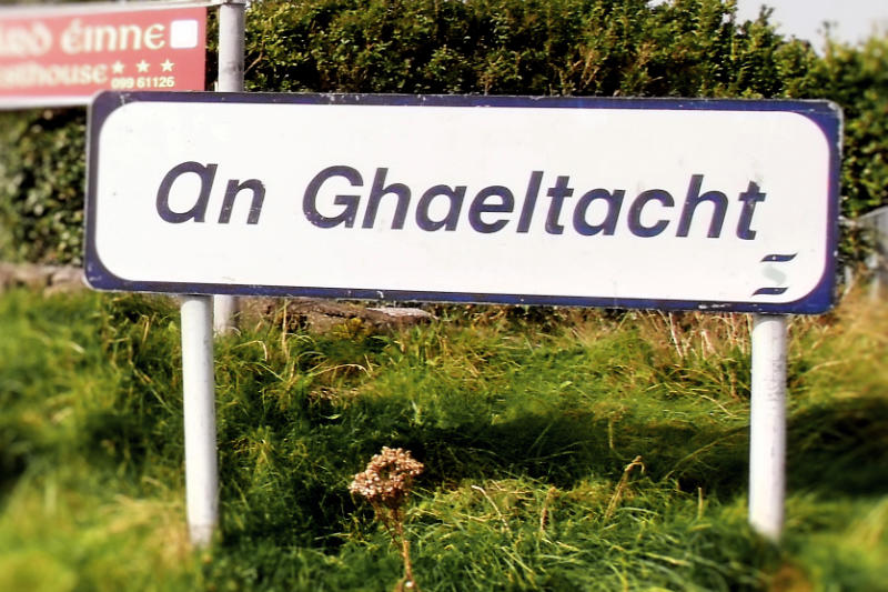 Panneau Gaeltacht en Irlande