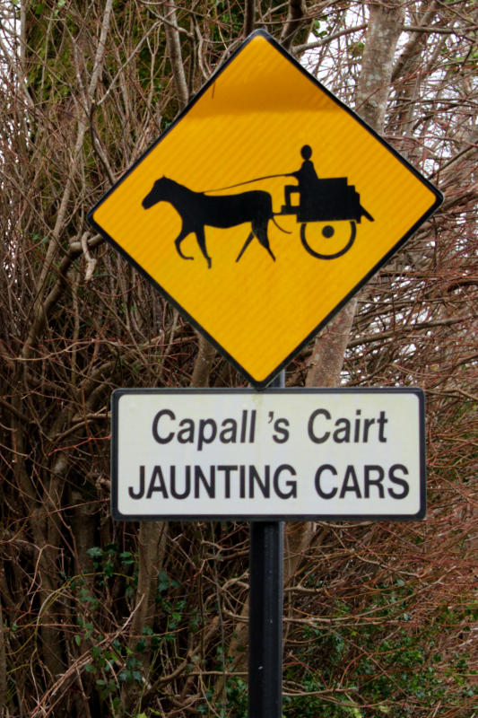 Panneau signalétique en irlandais