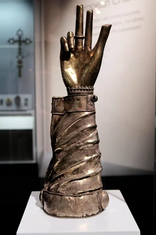 Reliquaire exposé à l'Ulster Museum à Belfast
