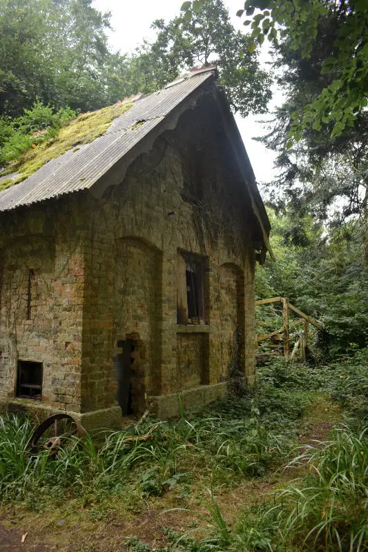 Old turbine house at Huntington Castle in Co. Carlow, Ireland