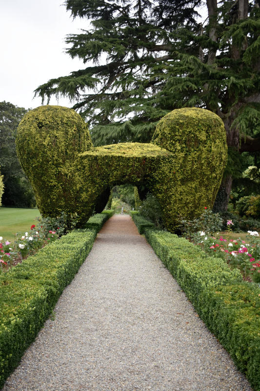 Les haies taillées des jardins d'Altamont dans le comté de Carlow