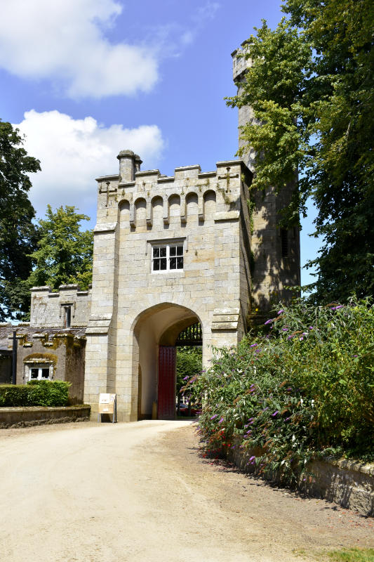 Entrée de Borris House dans le comté de Carlow, en Irlande