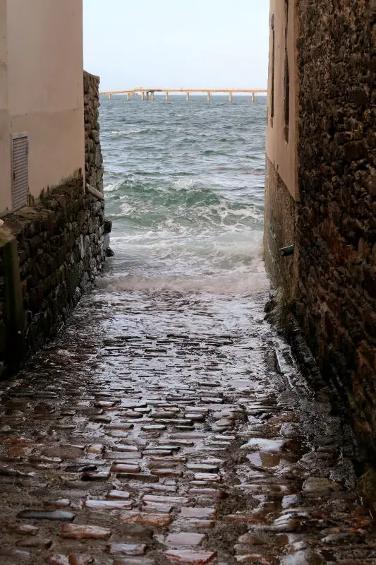 High Tide in Roscoff, France