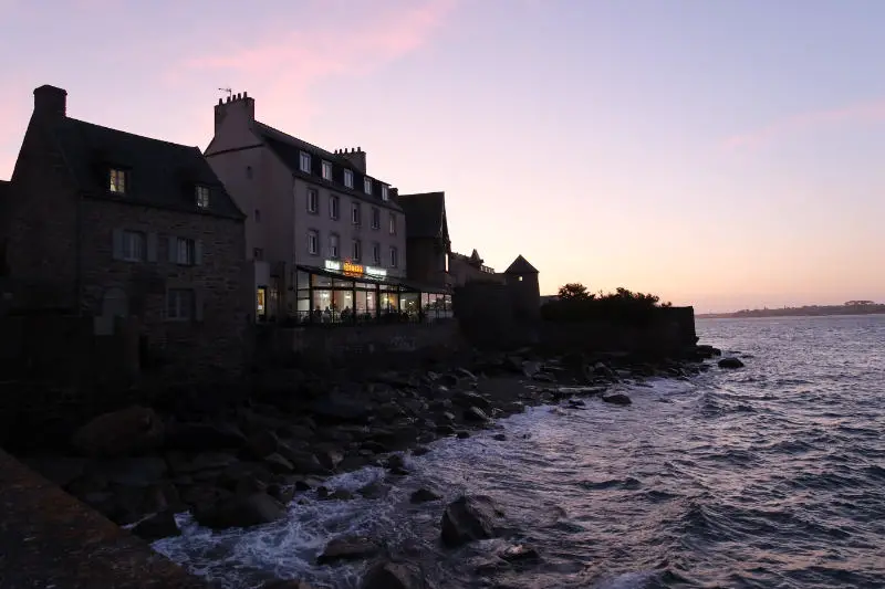 Les Arcades, Restaurant with sea view in Roscoff, Brittany