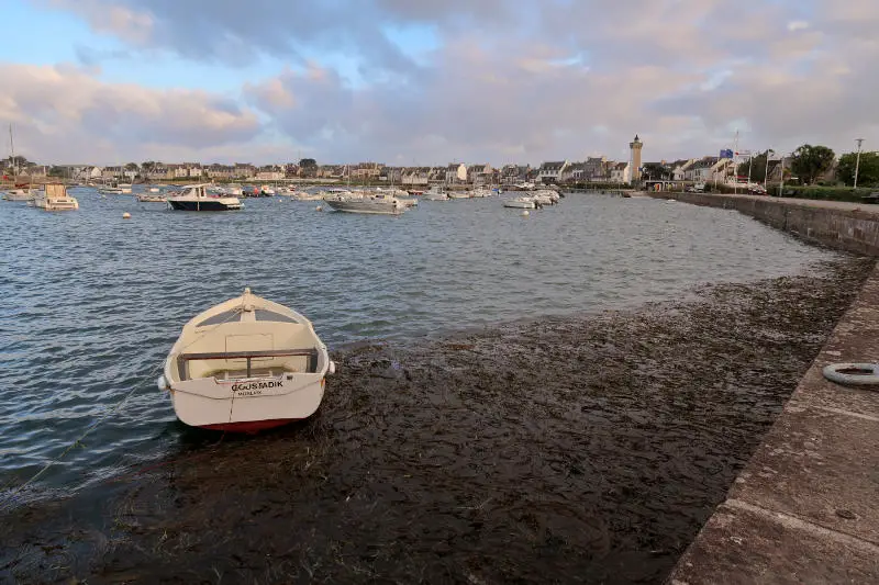 Old Harbour in Roscoff, Brittany, France
