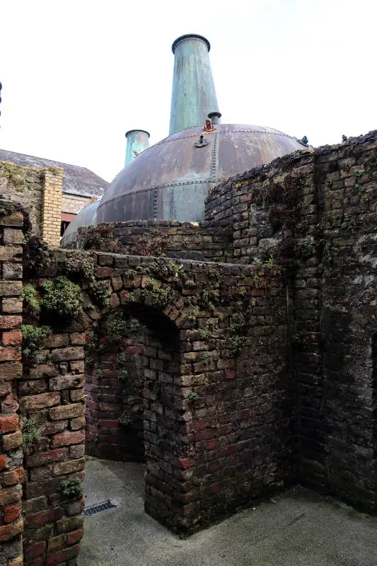 Old Pot Stills at Kilbeggan Distillery in Co. Westmeath, Ireland