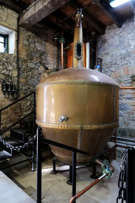 New Pot Stills at Kilbeggan Distillery in Co. Westmeath, Ireland